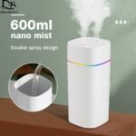 Nano Mist Double Spray Desktop Humidifier (600ml)