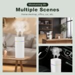 Nano Mist Double Spray Desktop Humidifier (600ml) - Image 4
