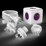 PowerCube Rewirable Travel Adapter - Orchid Purple