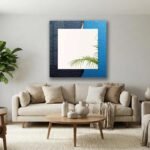 ⁦Modern 39" UV Printed Tempered Glass Artistic Wall Mirror⁩ - الصورة ⁦4⁩