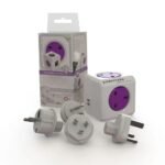 ⁦PowerCube Rewirable Travel Adapter - Orchid Purple⁩ - الصورة ⁦6⁩