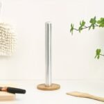 Wooden Standing Paper Towel Holder with Weighted Base-Small Size - Image 4