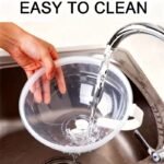 Transparent Microwave Splatter Cover with Steam Vent and Handle - Image 4