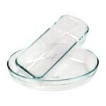 Chefline 2-Piece Glass Loaf Tin Set